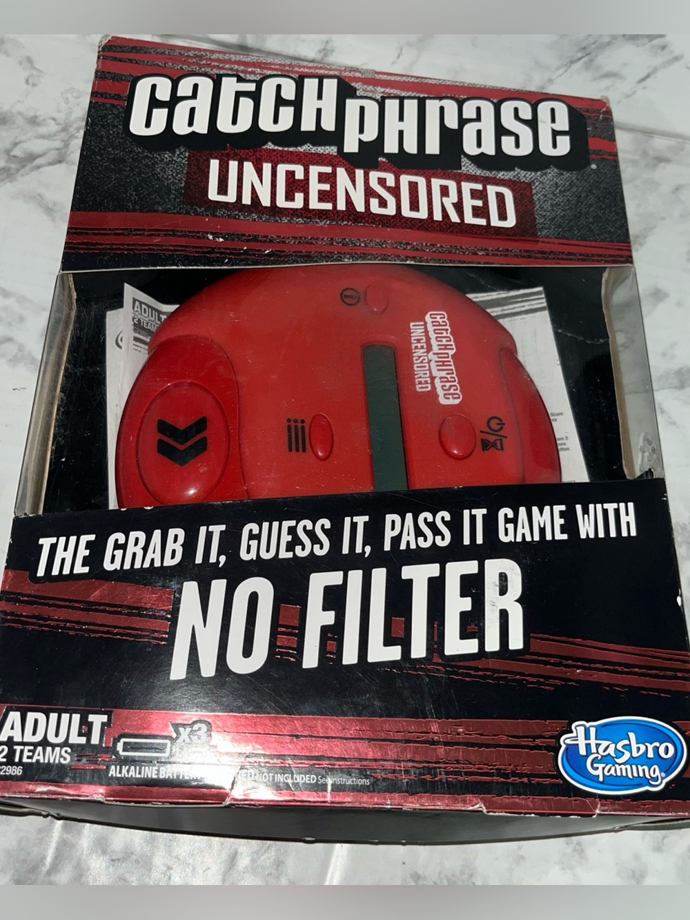 Catch Phrase Uncensored Adult Electronic Word Game 2016 Hasbro Tested & Works